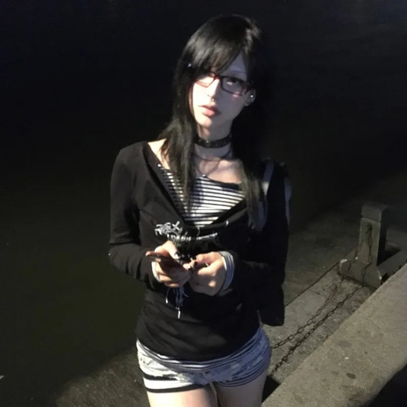 Y2K Japanese Y2K Two-Piece Top