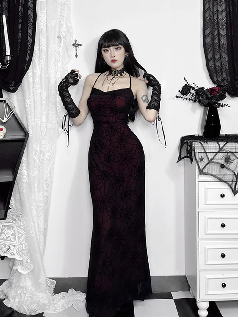 Coquette Spider Web Dress
