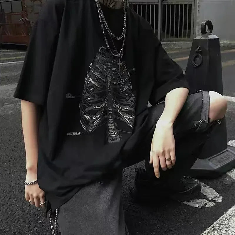 Oversized Street Gothic T-Shirts 