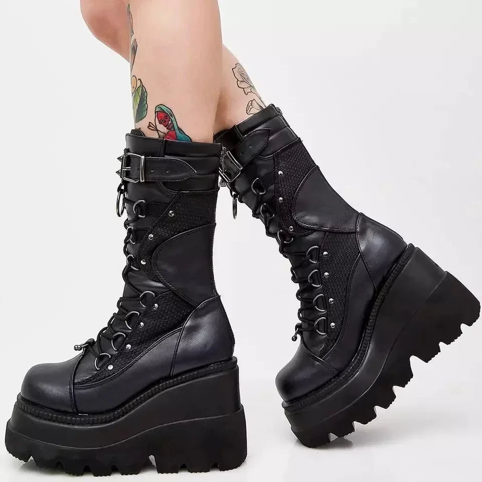 Gothic Platform Boots