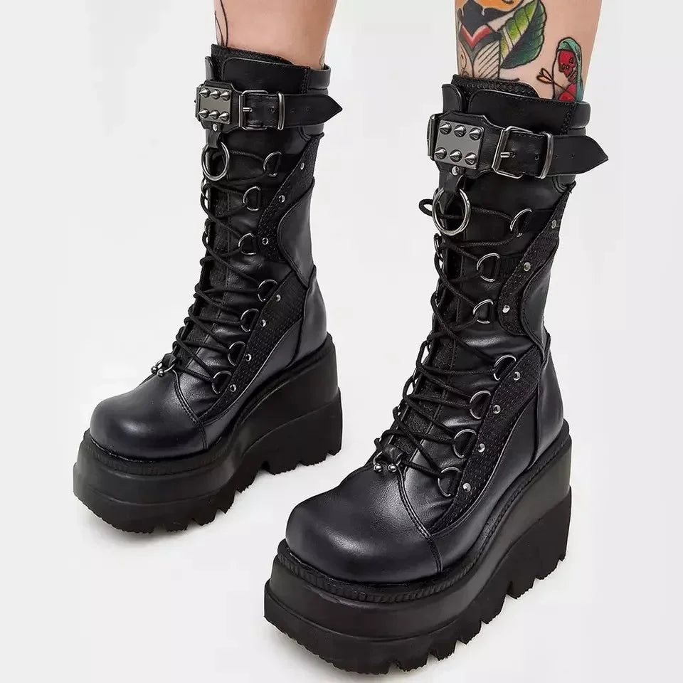 Gothic Platform Boots