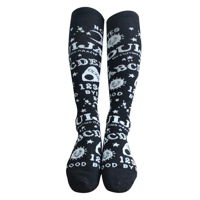 Dark Magic Star Moon Printed Socks