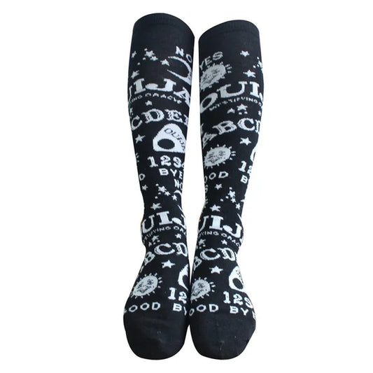 Dark Magic Star Moon Printed Socks