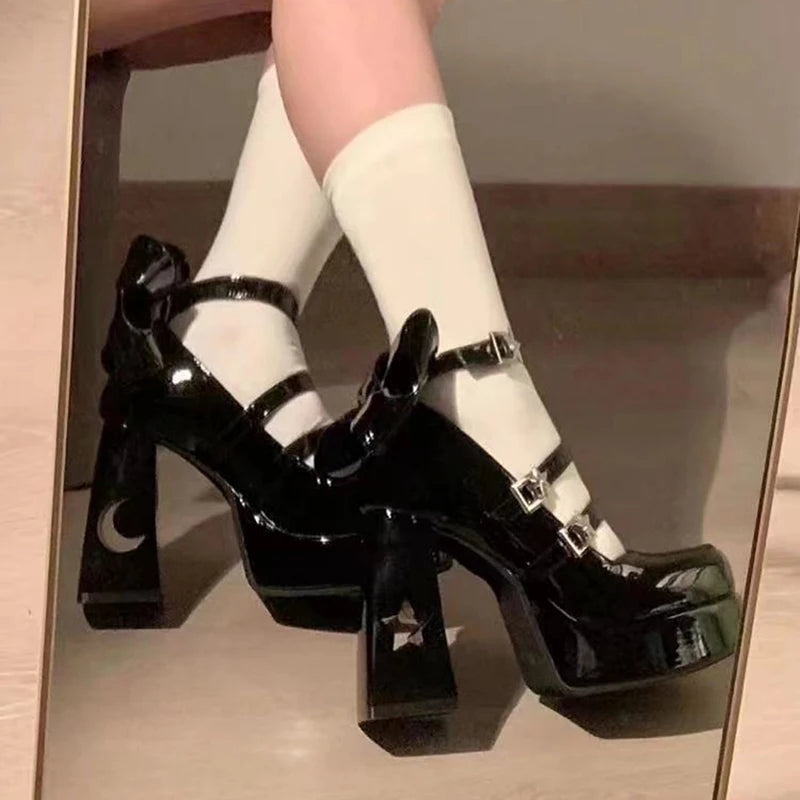 Thick Heel Mary Jane Lolita Shoes 