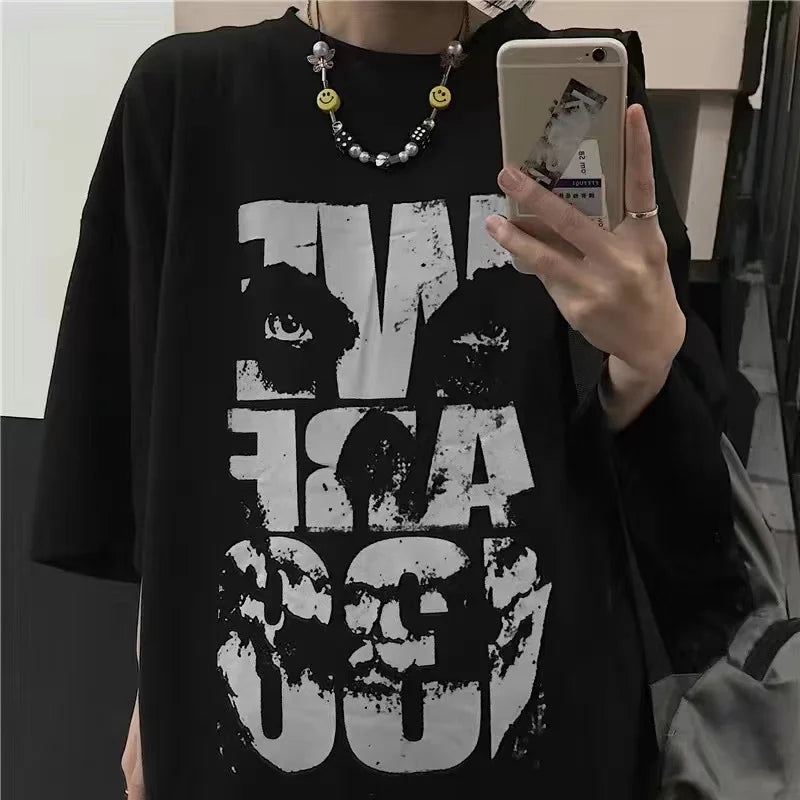 Oversized Street Gothic T-Shirts 