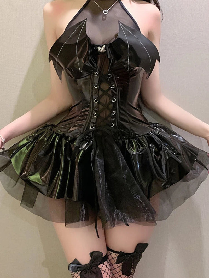 Sexy Cosplay Pu Dress