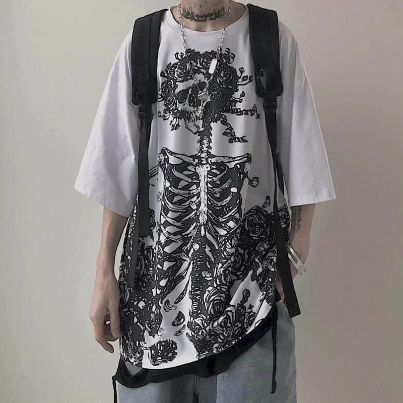 Oversized Street Gothic T-Shirts 