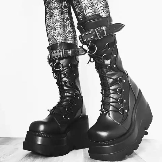 Gothic Platform Boots