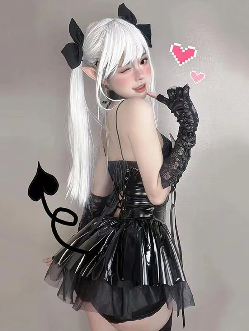 Sexy Cosplay Pu Dress